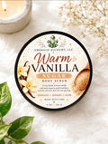 Warm Vanilla Sugar Body Scrub 8 oz by Emerald Alchemy